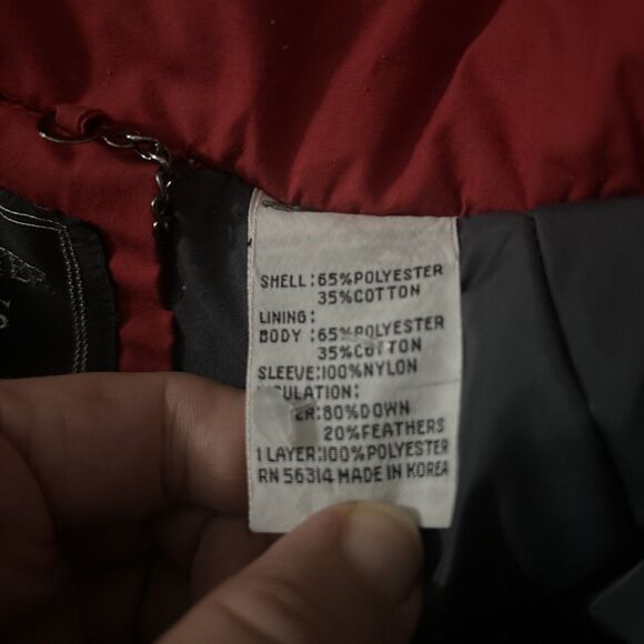 Westchester Classics Puffer Jacket Men’s Size Medium Red 80% Down 20% Feathers - Picture 2 of 13